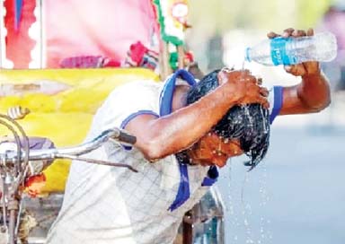 Temperatures may exceed 40°C in April