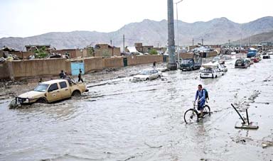 Floods in Afghanistan have claimed at least 200 lives